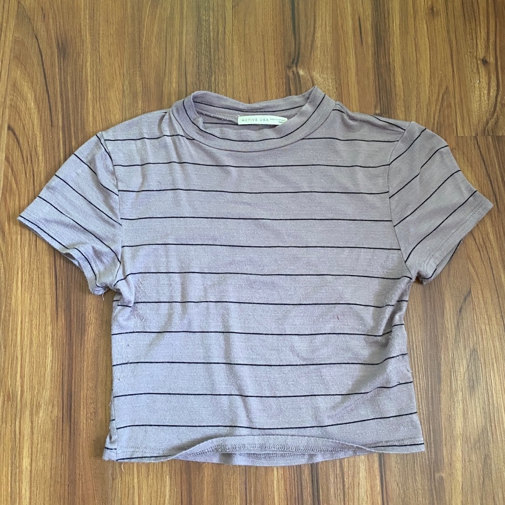 ✨3 FOR $30 SALE Mock neck striped top